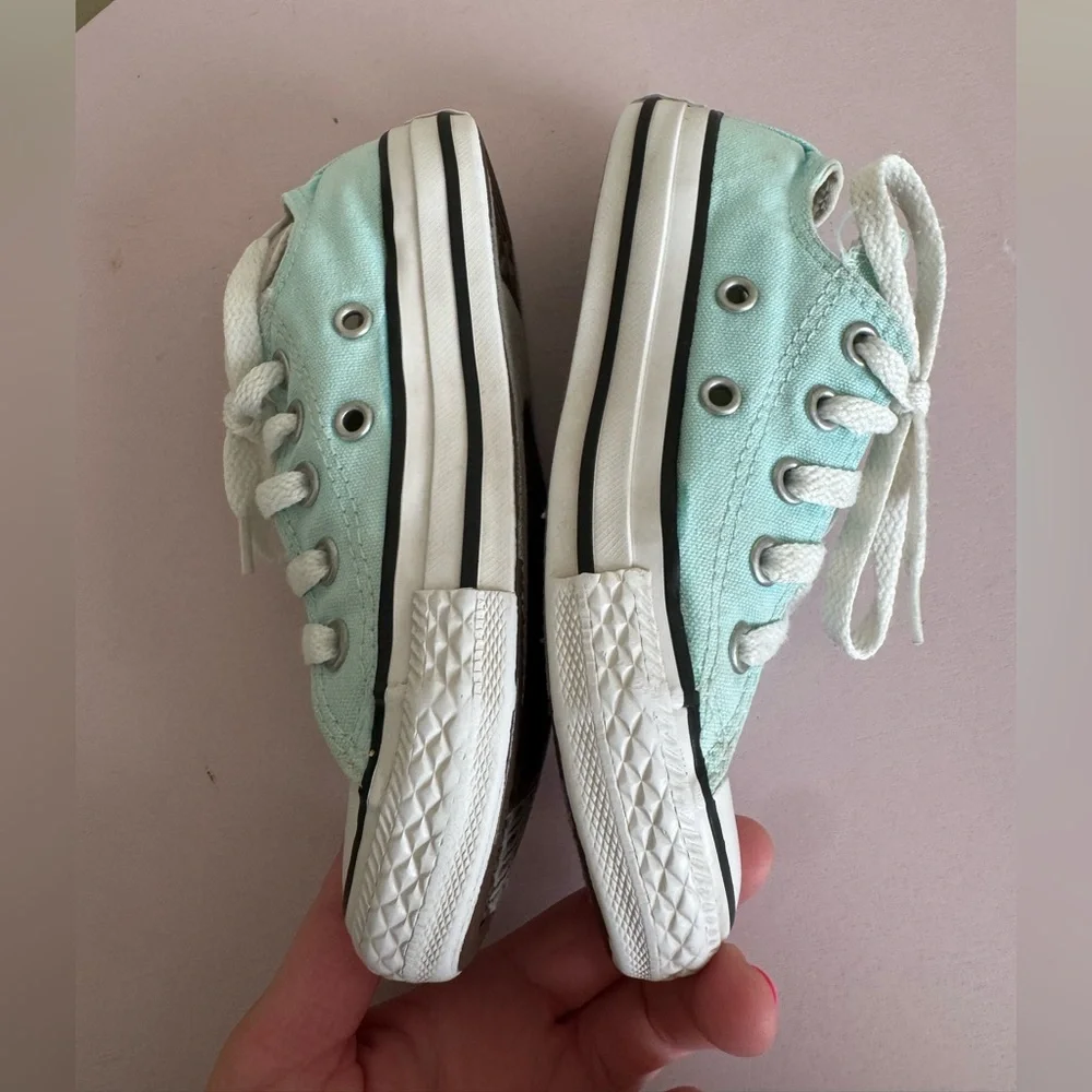 Converse Teal Sneakers Toddler size 11